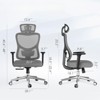 Fontoi Task and Office Chairs, Computer Desk Chair with Adjustable Lumbar Support, Office Chair with Adjustable Headrest, Gray, 28.1"*48"*28.1" - 2 of 4
