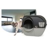 Omega Paw EL-RA20-1 Elite Roll 'N Clean Self Cleaning Litter Box with Integrated Litter Step and Unique Sifting Grill, Large, Midnight Black - 3 of 4