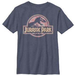 Boy's Jurassic Park Logo Henna Print T-Shirt - 1 of 2