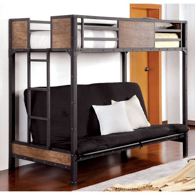 Low Height Bunk Beds Target, Twin Over Futon Bunk Bed Wood