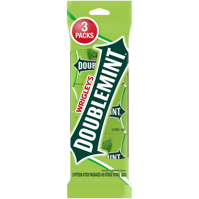 Wrigley&#39;s Doublemint Bulk Chewing Gum Value Pack - 45ct/3.96oz, 1 of 10