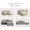 GDFStudio Fowler Modular Boucle Fabric and Compressed Foam Sectional Sofa - 4 of 4