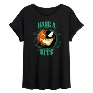 Women's - Marvel - Have A Bite Oversized Graphic T-Shirt - 1 of 4