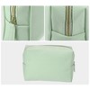 Unique Bargains PU Faux Leather Large Capacity Travel Makeup Bag 1 Pc - 3 of 4