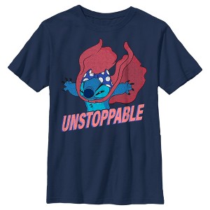 Boy's Lilo & Stitch Unstoppable Stitch T-Shirt - 1 of 4