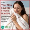 Christmas Fleece Throw Blanket – Soft Flannel, Lightweight, Cozy Warm Blanket for Couch, Bed & Chair - CGK Linens - 2 of 4
