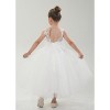 2Bunnies Girls' Sleeveless Maxi Embroidered Tulle Dress - 2 of 4