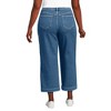 Lands' End Women's Denim High Rise Wide Leg Crop Jeans - 2 of 3