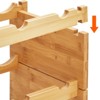 Wine Rack Stackable Bamboo Free Standing Wine Racks, Bottles Storage Display Shelf - 3 of 4