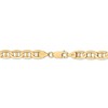 Black Bow Jewelry Men's 7mm, 14k Yellow Gold, Concave Anchor Chain Bracelet - 3 of 4