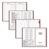 Standard Diary Daily Journal, 2025 Edition, Wide/Legal Rule, Red Cover, (210) 12 x 7.75 Sheets - 4 of 4