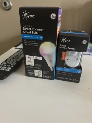 Ge Cync Reveal Smart Full Color Light Bulb With Smart Indoor Plug Bundle :  Target