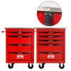 VASIP Double-Door Dustproof Tool Cart  with Layered Clapboard, Multifunctional Tool for Home,Garage - 4 of 4