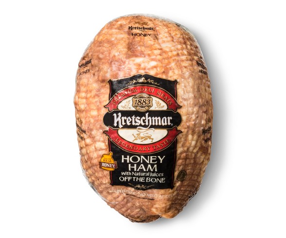 Kretschmar Honey Ham with Natural Juices Off the Bone - Price Per lb.