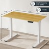 NicBex 47.24 Inch Electric Standing Desk,Dual Motor Adjustable Height Home Office Desk,Sit Stand up Desk for Bedroom,Living Study Room - 3 of 4