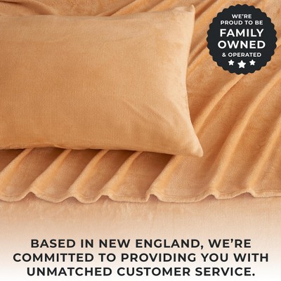 Twin Nude Microfiber Deep Pocket Velvet Plush Sheet Set