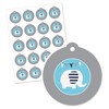 Big Dot of Happiness Blue Elephant - Boy Baby Shower or Birthday Party Favor Gift Tags (Set of 20) - 2 of 4
