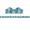 Eureka® Blue Harmony Mandala Scalloped Deco Trim®, 37 Feet Per Pack, 6 Packs - 2 of 2