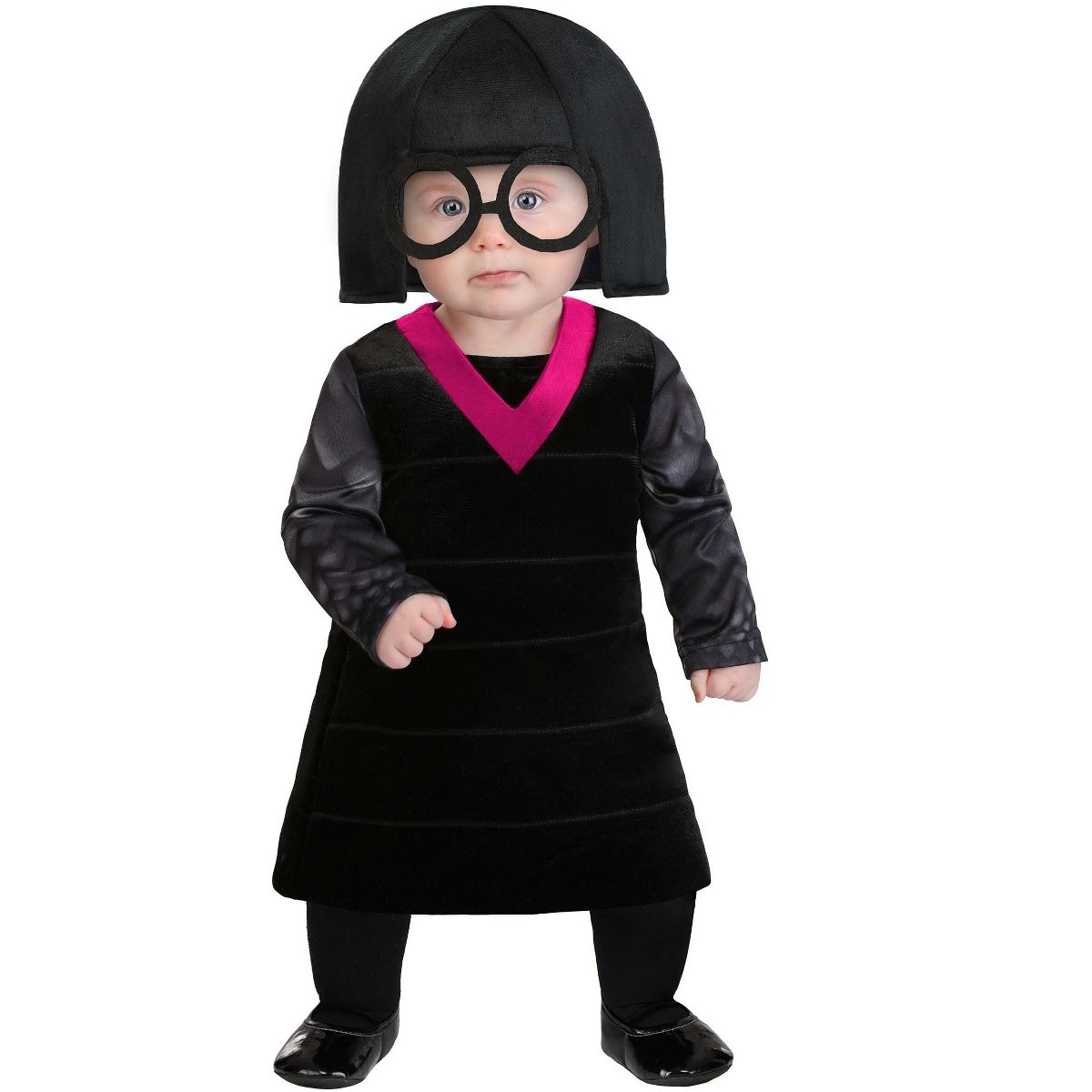 HalloweenCostumes.com Infant Girl Disney The Incredibles Edna Mode Halloween Costume | Baby Superhero Outfit