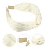 Unique Bargains Women's Fashion Faux Diamond Knitted Crossover Headband 5.91"x2.17" 1 Pc - 3 of 4