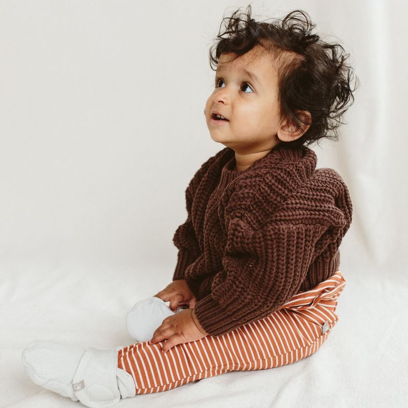 Goumi Baby Organic Chunky Knit Sweater, 5 of 8