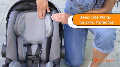 Dash Black Rear Facing Infant Car Seat with Adjustable Canopy