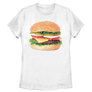 Women's Lost Gods Cheeseburger Love T-Shirt - 1 of 4