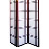NicBex 3-panel Room Divider Portable Wooden Folding Privacy Screen Freestanding Wall Partition for Home & Office, Cherry - 4 of 4