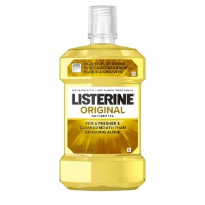 Listerine Antiseptic Oral Care Mouthwash, Original, 1.5L - 1 of 4