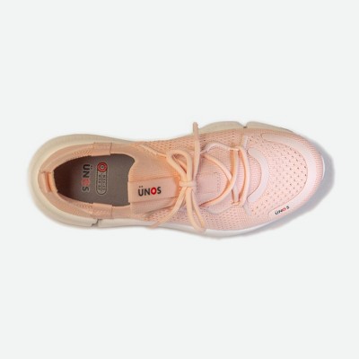 UNOS SZ Adult Sneakers Lace Up Breathable Removable Sock Liner
