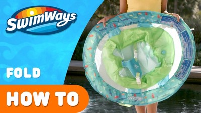 SwimWays, Bouée et pare-soleil Baby Spring Float - Homard bleu