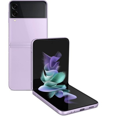 Manufacturer Refurbished Samsung Galaxy Z Flip3 5G F711U (Fully Unlocked) 256GB Lavender (Grade A)