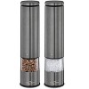 Kuchenprofi "Boston" Electric Salt and Pepper Mill, s/s, acrylic, 2" dia. x 9" - 2 of 3