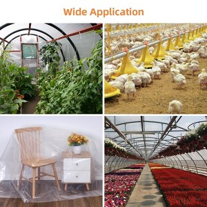 Garvee Greenhouse Plastic Sheeting Film Cover , Plastic Sheeting UV Resistant for Farm, Garden, Windproof Frost& Dust Proof - 1 of 4
