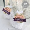 Big Dot of Happiness Friends Thanksgiving Feast - Friendsgiving Clear Goodie Favor Bags - Treat Bags With Tags - Set of 12 - 2 of 4