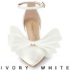 Allegra K Women's Mesh Bow Tie Ankle Strap Stiletto High Heels Pumps - 2 of 4