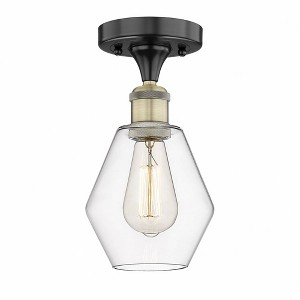 Cindyrella - 1 Light Semi-Flush Mount In Nautiical Style-10.25 Inches Tall and 6 Inches Wide - 1 of 1