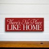 Slickblue No Place Like Home Sign, 3.5x10 Rustic Pine Wood Plaque, Multiple Color Options, Hanging or Shelf - 2 of 3