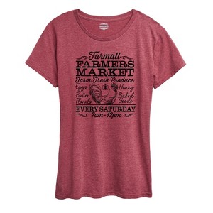Women's - Case IH - Farmers Market Short Sleeve Graphic T-Shirt - 1 of 4