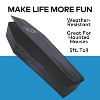 Seasonal Visions Wooden-Look Collapsable Coffin with Lid Halloween Decoration - 60 in x 24 in x 10 in - Black - 3 of 3