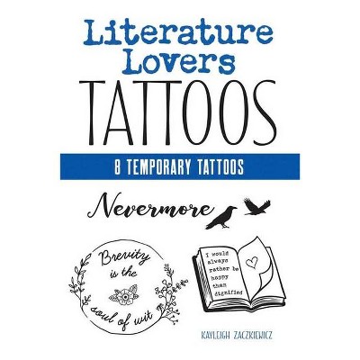 Literature Lovers Tattoos - (Dover Tattoos) by  Kayleigh Zaczkiewicz (Paperback)