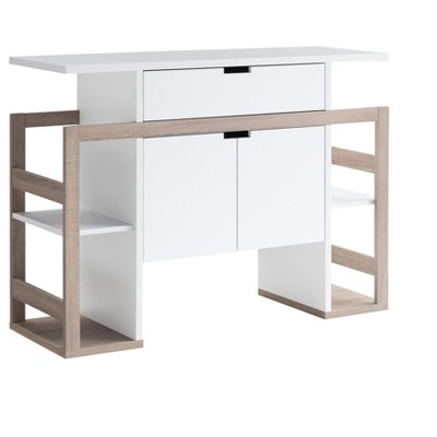 NicBex 47.25 Inch Sideboard Cabinet Modern Kitchen Buffet Storage Cabinet with Drawer and 4 Shelves,White