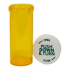 ColorSafe 8 Dram Amber Vial with Child-Resistant Cap (CRC) - 2 of 2