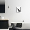 Stupell Industries Wolf in Bathroom Splash, 11" x 14" - 2 of 4