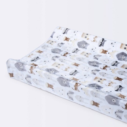 Plush Changing Pad Cover Woodland Animals Cloud Island Target