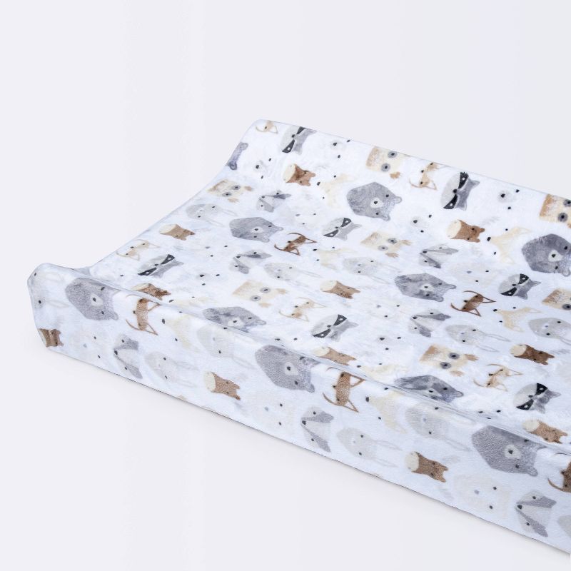 Plush Changing Pad Cover Woodland Animals - Cloud Island&#8482;, 1 of 6