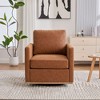 NicBex 30.7"W Square Upholstered Swivel Accent Chair Comfy Sofa Chair, 360 Degree Club Chair, Lounge Chair Armchair for Living Room，Bedroom - 2 of 4