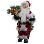 Northlight 2' Standing Santa Christmas Figure with Presents