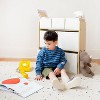 3 Sprouts Kids Recycled Fabric Toy Organizer - Cream - 2 of 4