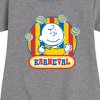 - Peanuts - Charlie Brown Karneval Graphic Short Sleeve Fleece Dress - 2 of 4